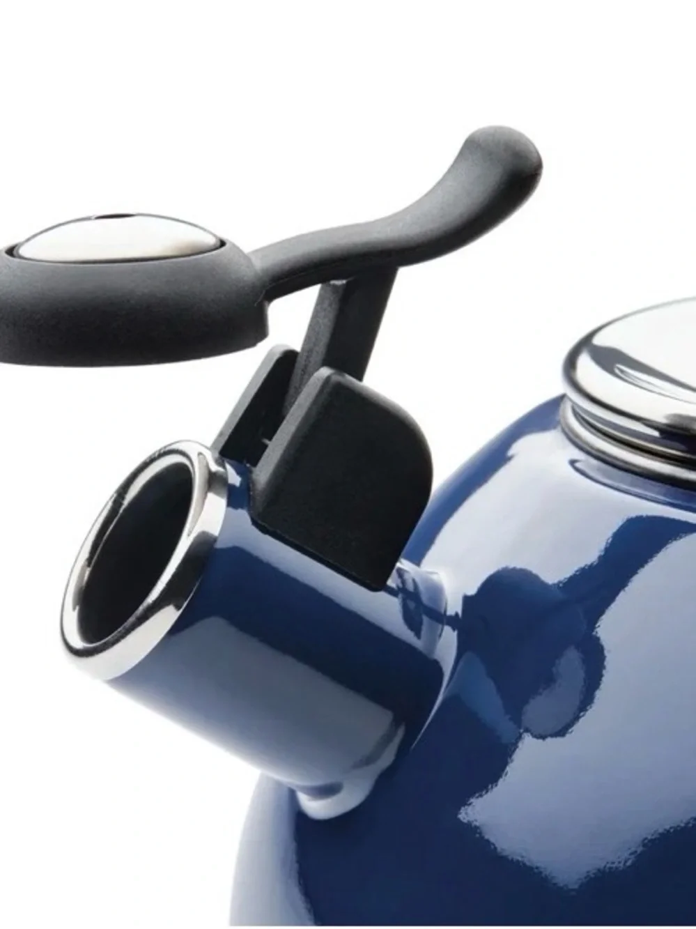 Circulon 2 Quart whistling navy teakettle